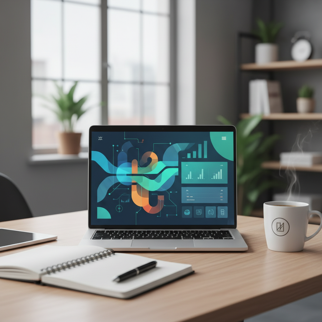Pantalla de dashboard financiero con metricas de empresa de reformas