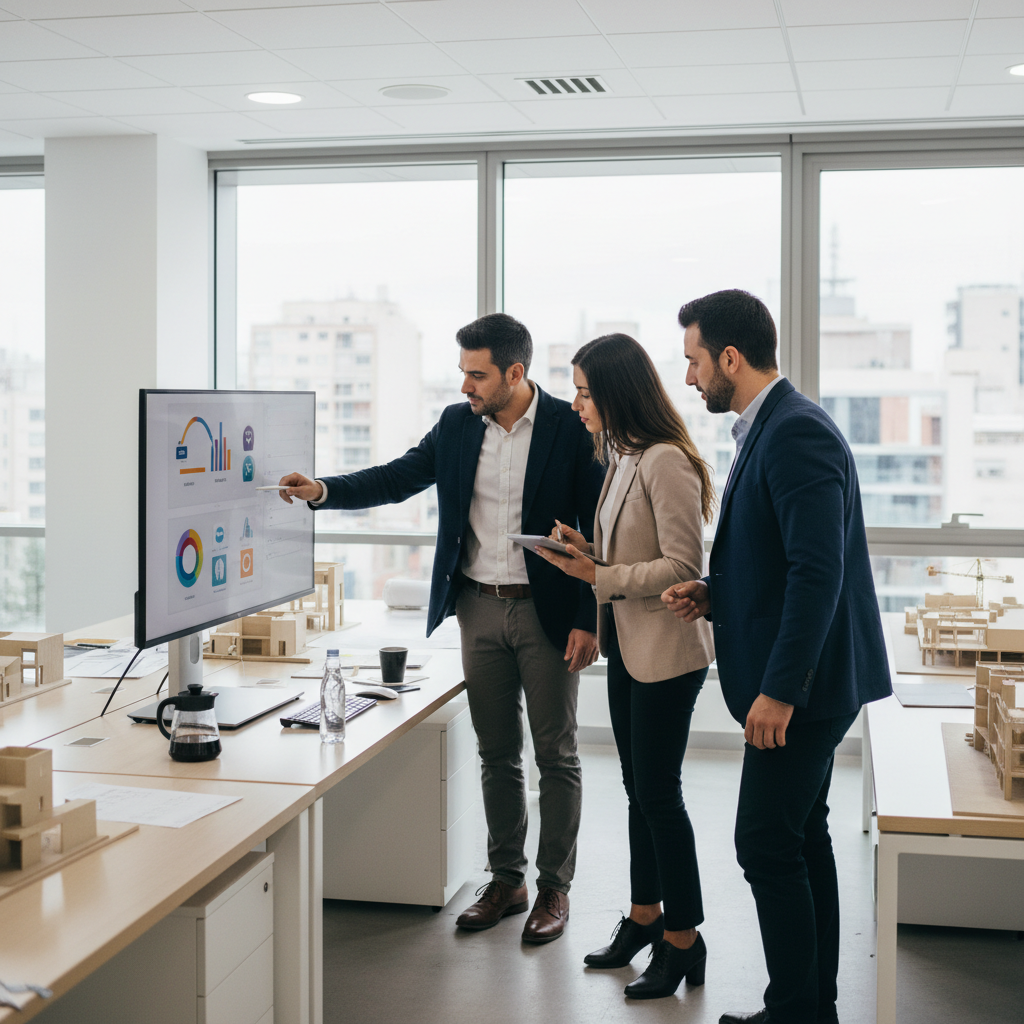 Pyme de reformas evaluando diferentes opciones de software de gestion